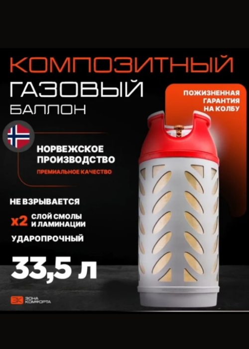 Газовый баллон HEXAGON 33,5 л
